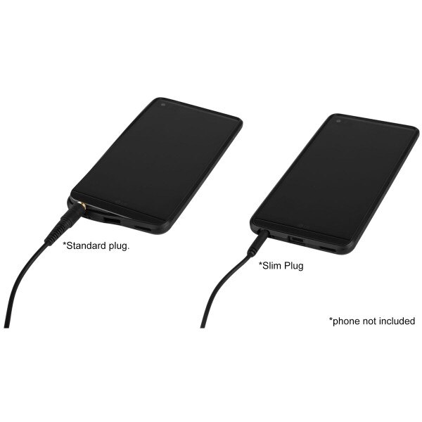 Main product image for 3.5mm Male to Male Slim-Plug Shielded Audio Cab 240-052